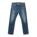 Classic blue denim jean trousers